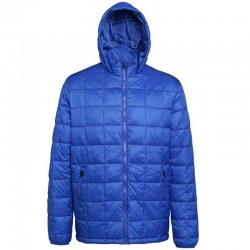 Plain Box quilt hooded jacket 2786 Outer: 41gsm, Lining: 52gsm, Wadding: 250 GSM